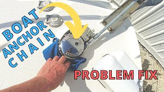 BOAT Anchor Chain SETUP  Problems with Lewmar V700 Windlass [upl. by Galanti]