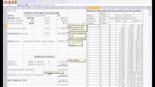 PAYROLL EXCEL  TAX TABLE TRICKS [upl. by Judas407]