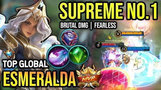 ESMERALDA BEST BUILD 2023  TOP GLOBAL ESMERALDA GAMEPLAY  MOBILE LEGENDS✓ [upl. by Yntirb24]