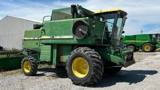 John Deere 7720 Turbo Combine Overview [upl. by Euf]