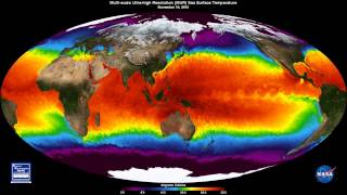 The MultiScale UltraHigh Resolution MUR Sea Surface Temperature SST Data Set Animation [upl. by Gretta85]