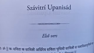 SZÁVITRI UPANISAD BRAHMA GÁJATRÍ HANGOSKÖNYV SZÁVITRIUPANISAD UPANISADGYŰJTEMÉNY BRAHMAGÁJATRÍ [upl. by Delanty230]