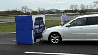 SUBARU EyeSight PreCrash Brake Test [upl. by Leseil829]