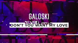 Galoski  Dont You Want My Love [upl. by Symon]