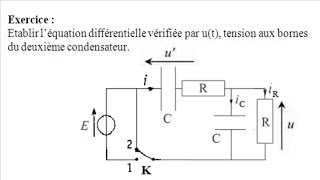 Exercice corrigé du circuit de Wien en transitoire et équation différentielle [upl. by Acirrej]