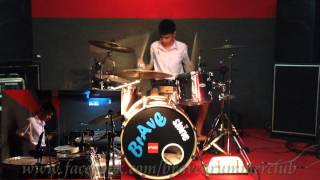 คุกเข่า  COCKTAIL Drum cover by BrAvE ftMOS Polymer 3D [upl. by Ditmore]