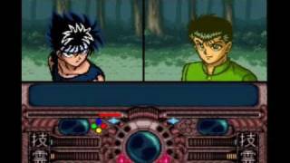 「SNES」Yuu Yuu Hakusho  Hiei VS Yuusuke [upl. by Aifoz]