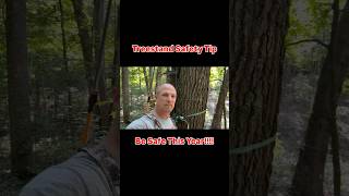 LIFE SAVING Treestand Safety Tip deer hunting whitetaildeer outdoors deerhunting shorts [upl. by Aldrich467]