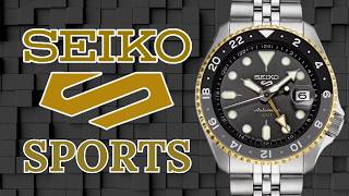 Seiko 5 Sport GMT Black amp Gold SSK021 [upl. by Horatia]