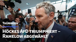 AfD triumphiert in Thüringen – Ramelow abgewählt  AFP [upl. by Pammie]