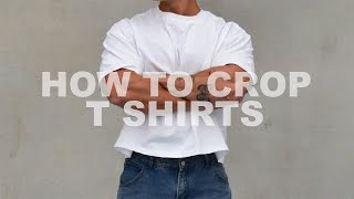 HOW TO CROP A TSHIRT  EASY [upl. by Alveta]