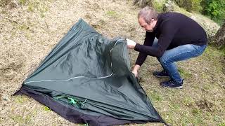 GeerTop Pyramid Ⅱ1 Person 3Season 15D Camping Tent UK Review [upl. by Ragg]