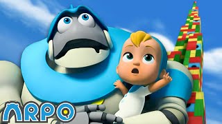 Playdate Problems  ARPO  Kids TV Shows  Full Episodes  Moonbug  Cartoons For Kids [upl. by Anirav]