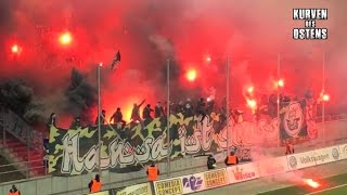 FSV Zwickau 22 FC Hansa Rostock 20032017  Choreos Pyro amp Support [upl. by Naujek]