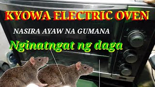 How to repair kyowa electric oven damage by rats [upl. by Ynohtn640]