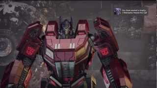 Metroplex Heeds the Call HD Transformers Fall of Cybertron [upl. by Ludwigg]