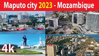 Maputo City  Mozambique 4K By Drone 2023 [upl. by Jerroll505]