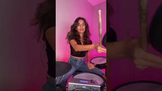 Eye of the Tiger  Drum Cover girldrummer femaledrummer [upl. by Inaleon]