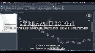 Civil 3D  Stream design structure hatching and elevation bands using the lineworkshrinkwrap command [upl. by Winthrop]