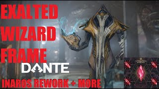 WARFRAME NEWS INAROS REWORKNEW FRAME  MORE Devstream 176 Overview  Whispers In THe Wall [upl. by Edge]