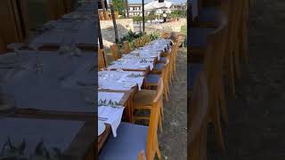 Dinner by the sea Xenia Ouranoupolis Hotel Halkidiki Greece [upl. by Ardnoyek]