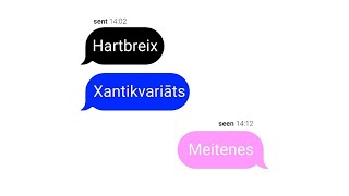 Hartbreix  Meitenes ft Xantikvariāts Official Lyric Video [upl. by Shippee]