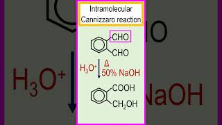 Intramolecular Cannizzaro reaction phthalaldehyde to 2hydroxymethyl benzoic acid chemistry [upl. by Odo]