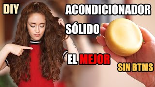 ACONDICIONADOR SÓLIDO REPARADOR SIN BTMS 🌱 DIY APTO MÉTODO CURLY  FÁCIL CABELLO HIDRATADO Y LARGO [upl. by Haslett]