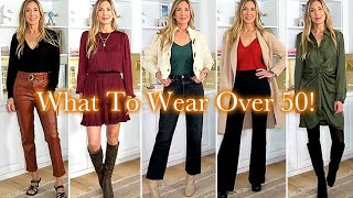 13 FALL Outfits for Women Over 50 Fall LOOKBOOK 2022  9 Bonus Sweaters [upl. by Snevets]