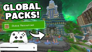 NEW How To Get Custom GLOBAL Texture Packs On Minecraft Xbox Working August 2023 120 Addons [upl. by Alilahk]