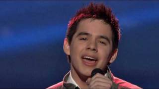 David Archuleta  Think of Me Top6 [upl. by Kipper]