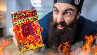 THE WORLDS HOTTEST GUMMY BEAR  9 MILLION SCOVILLES CHALLENGE  BeardMeatsFood [upl. by Clarice]