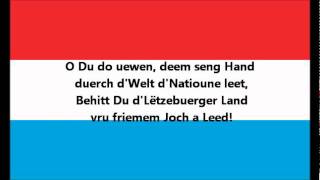 Hymne national du Luxembourg [upl. by Ajaj]