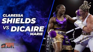 CLARESSA SHIELDS VS Marie Dicaire FULL FIGHT [upl. by Reviere110]