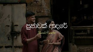 Poojawak Adare පූජාවක් ආදරේ මා සිතනා පරිදි  Oshada Akash  SlowedReverbs [upl. by Sedgewake]