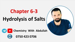 Chapter 63 Hydrolysis of Salts [upl. by Kcirtemed]