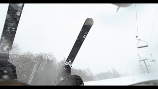 Powder Day at Killington Mountain Vermont 4K POV [upl. by Suilenrac]