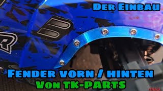 TKParts Fender montieren am Basher  Corally Punisher  Traxxas Arrma Tekno Reely [upl. by Marrilee]