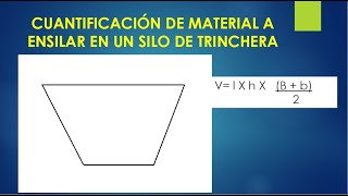 dimensiones del silo de trinchera [upl. by Colwen]