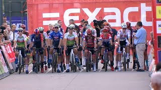 Cyclocross Beringen Men Elite 50fps 08 Oct 2023 [upl. by Neerehs770]