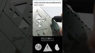 What drawing or drafting tools for golden ratio Exlicon L art [upl. by Shere]