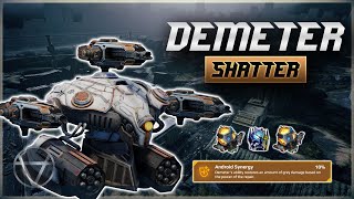 WR 🔥 Sheriff Shatter DEMETER w 1000000 HP – Mk3 Gameplay  War Robots [upl. by Nutter]