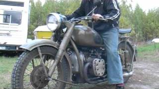 Ural motorcycle 1952 [upl. by Winthorpe]