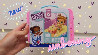 NEW Baby Alive Foodie Cuties Unboxing Mini Baby Alive Blind Boxes  Kelli Maple [upl. by Zehc]