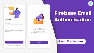 Flutter amp Firebase Authentication 02  Email Verification [upl. by Anej116]