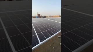 25 kw Solar panels installation complete solarpanelsystemyoutubeshortsvideoviral [upl. by Assirroc]