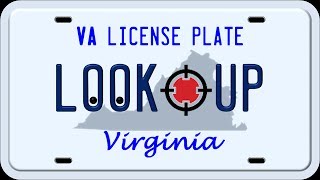 How to Reverse Search a Virginia License Plate Number [upl. by Enytsuj362]