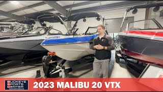 2023 Malibu 20 VTX Boat Walkthrough [upl. by Adnoyek]