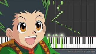 Departure  Hunter x Hunter 2011 ハンターハンター Opening Piano Synthesia [upl. by Meekar]