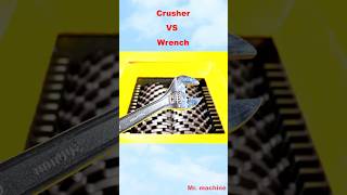 Wrench VS Crusher Who will win automobile machine satisfying crushing [upl. by Vola]